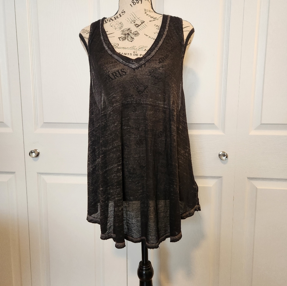 Sheer tank top